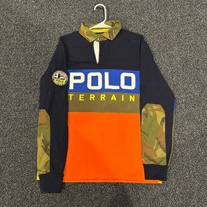 Classic Fit Polo Terrain Rugby Shirt Men Size Medium